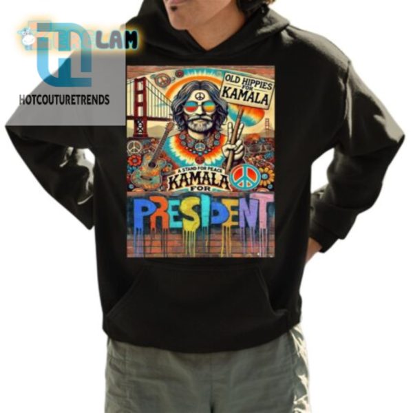 Groovy Kamala Shirt Peace Laughs For Hippie Fans hotcouturetrends 1 3