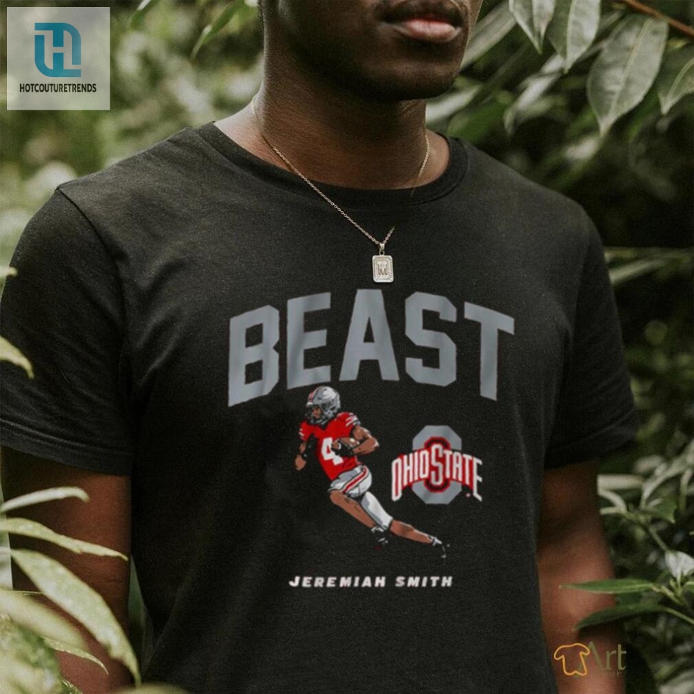 Ohio State Buckeyes Football Jeremiah Smith Beast T Shirt 