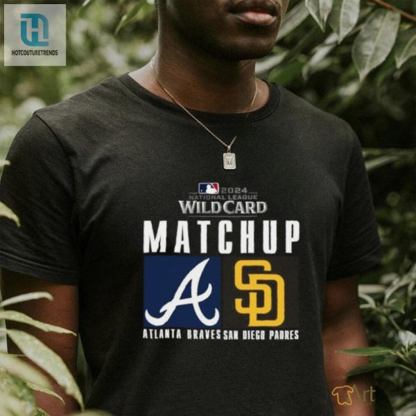 Official Atlanta Braves Vs. San Diego Padres 2024 Mlb Nl Wild Card Matchup T Shirt hotcouturetrends 1 1