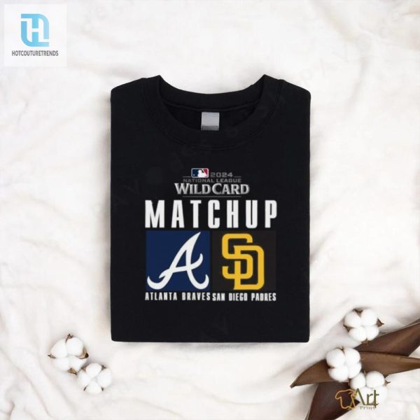 Official Atlanta Braves Vs. San Diego Padres 2024 Mlb Nl Wild Card Matchup T Shirt hotcouturetrends 1 2