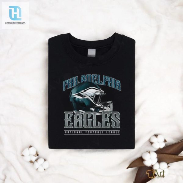 Philadelphia Eagles Helmet Garment Dyed Heavyweight T Shirt hotcouturetrends 1 1