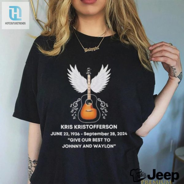 Rip Kris Kristofferson Memorial Tribute Shirt hotcouturetrends 1 3