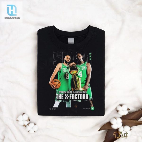 Slam Nba Boston Celtics Derrick White And Jrue Holiday The X Factors T Shirt hotcouturetrends 1 2