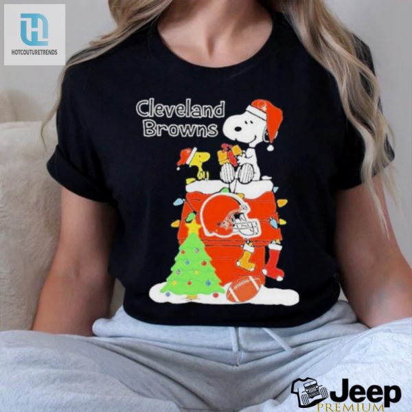 Christmas Snoopy Cleveland Browns 2024 T Shirt hotcouturetrends 1