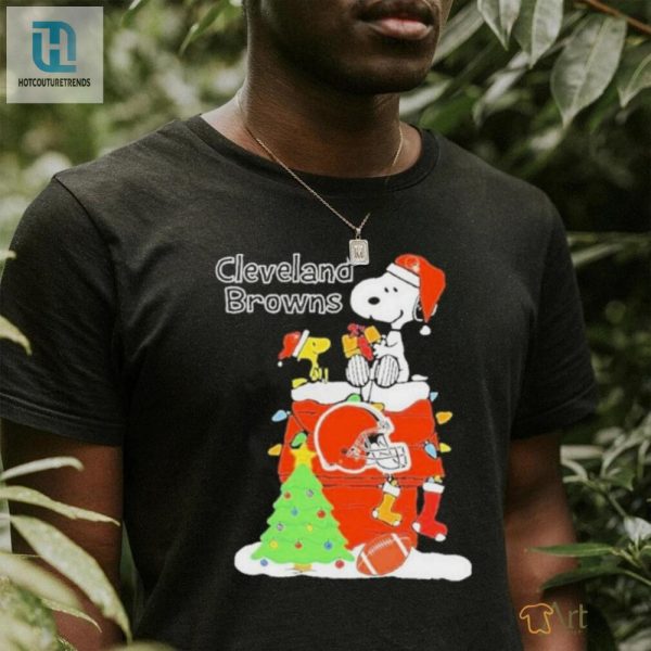 Christmas Snoopy Cleveland Browns 2024 T Shirt hotcouturetrends 1 1