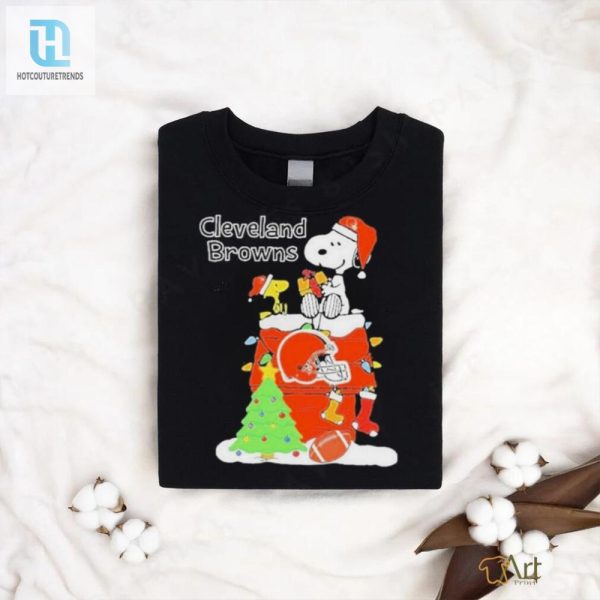 Christmas Snoopy Cleveland Browns 2024 T Shirt hotcouturetrends 1 2