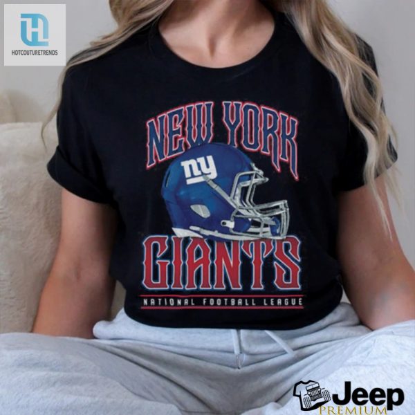 New York Giants Helmet Garment Dyed Heavyweight T Shirt hotcouturetrends 1