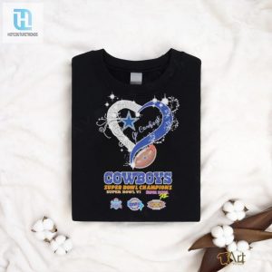 Design Dallas Cowboys Football Logo Heart Lets Go Cowboys Super Bowl Champions Shirt hotcouturetrends 1 2