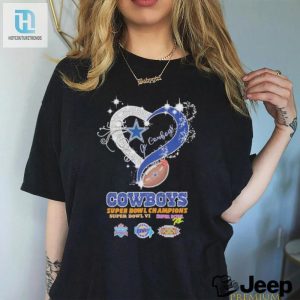 Design Dallas Cowboys Football Logo Heart Lets Go Cowboys Super Bowl Champions Shirt hotcouturetrends 1 3