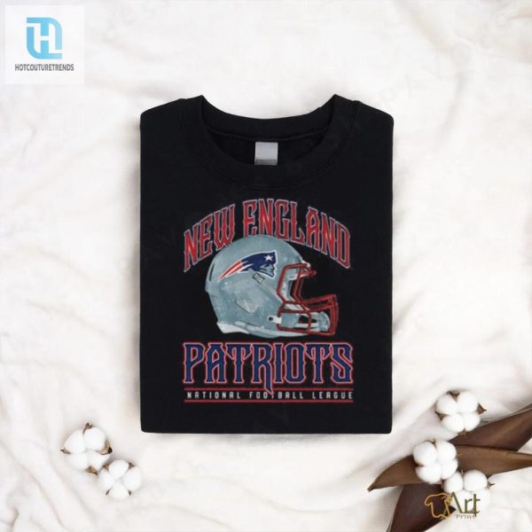 New England Patriots Helmet Garment Dyed Heavyweight T Shirt hotcouturetrends 1 2