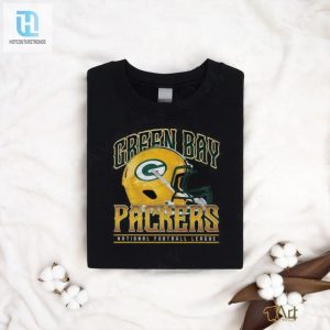 Green Bay Packers Helmet Garment Dyed Heavyweight T Shirt hotcouturetrends 1 2