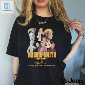 Official Maggie Smith 1934 2024 Signature Thank You For The Memories Unisex T Shirt hotcouturetrends 1 3