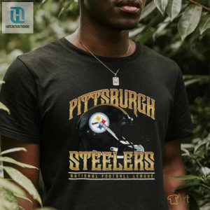 Pittsburgh Steelers Helmet Garment Dyed Heavyweight T Shirt hotcouturetrends 1 1