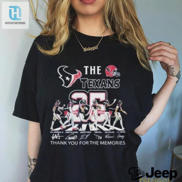 Houston Texans Abbey Road 25Th Anniversary 1999 2024 Thank You For The Memories T Shirt hotcouturetrends 1 3