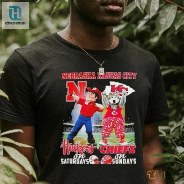 Herbie Husker Nebraska Huskers On Saturdays X Kc Wolf Kansas City Chiefs On Sundays Shirt hotcouturetrends 1 1