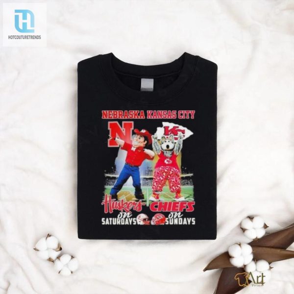 Herbie Husker Nebraska Huskers On Saturdays X Kc Wolf Kansas City Chiefs On Sundays Shirt hotcouturetrends 1 2