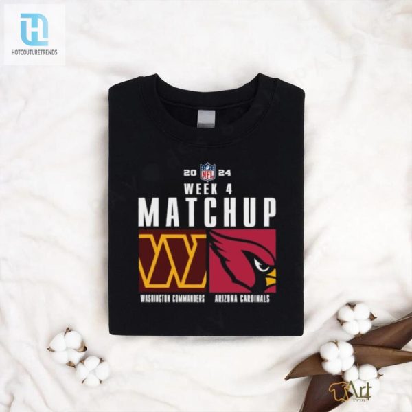 Official Washington Commanders Vs Arizona Cardinals 2024 Nfl Week 4 Matchup T Shirt hotcouturetrends 1 2