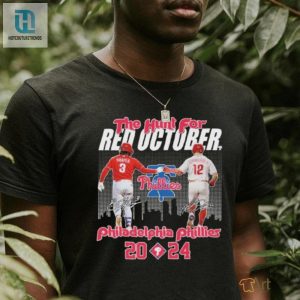 Philadelphia Phillies The Hunt For Red October 2024 Baseball League Harper And Schwarber Signatures T Shirt hotcouturetrends 1 1