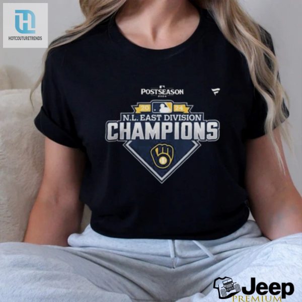 Milwaukee Brewers 2024 Nl Central Division Champions Shirt hotcouturetrends 1