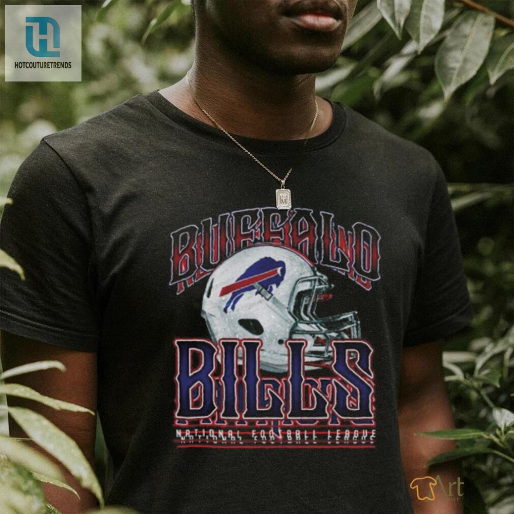 Buffalo Bills Helmet Garment Dyed Heavyweight T Shirt 