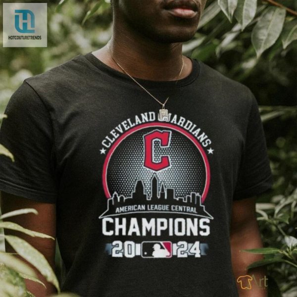 Cleveland Guardians Skyline American League Central Champs 2024 Shirt hotcouturetrends 1 1