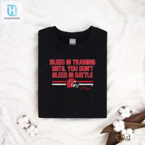 Georgia Bulldogs Football Malaki Starks Bleed In Training Until You Dont Bleed In Battle Signature T Shirt hotcouturetrends 1 2