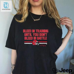 Georgia Bulldogs Football Malaki Starks Bleed In Training Until You Dont Bleed In Battle Signature T Shirt hotcouturetrends 1 3