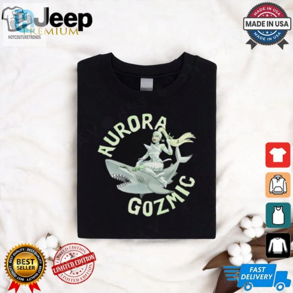 Aurora Comic Mommy Shark Painting T Shirt hotcouturetrends 1 1