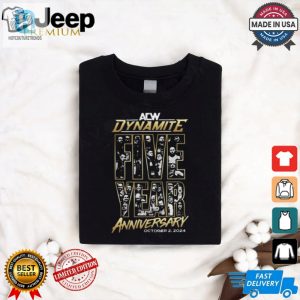 Best Dynamite 5 Year Anniversary Shirt hotcouturetrends 1 1