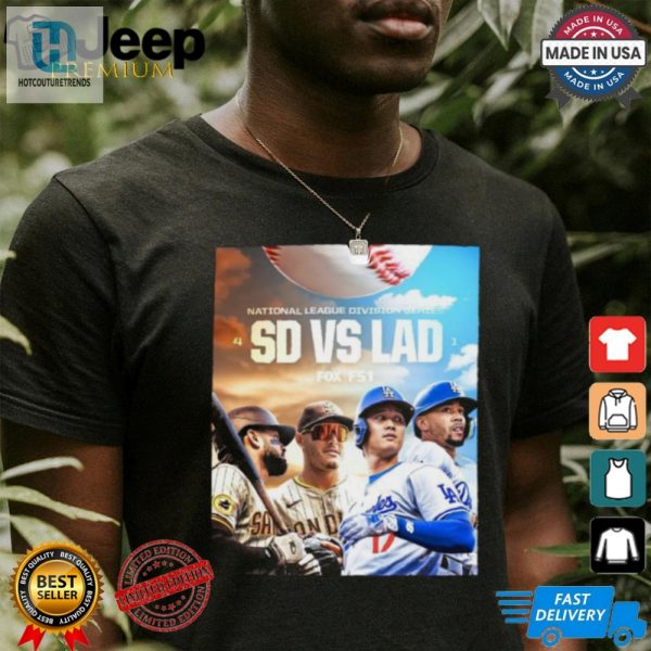 San Diego Padres Vs Los Angeles Dodgers 2024 National League Division Series Shirt hotcouturetrends 1 3