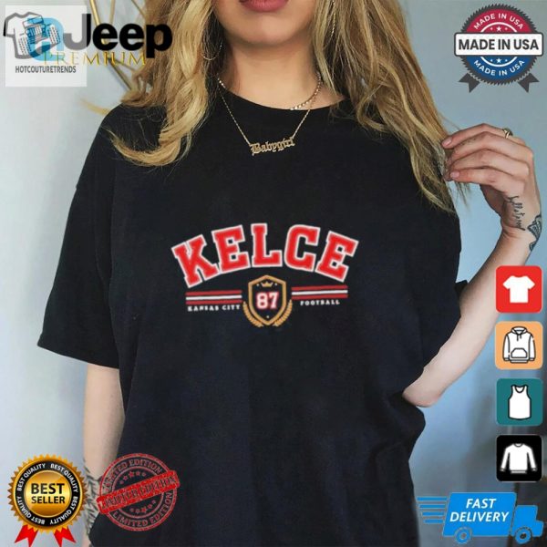 Celebrate Travis Kelce And His Iconic 87 Kansas City Chiefs Unisex T Shirt hotcouturetrends 1 2