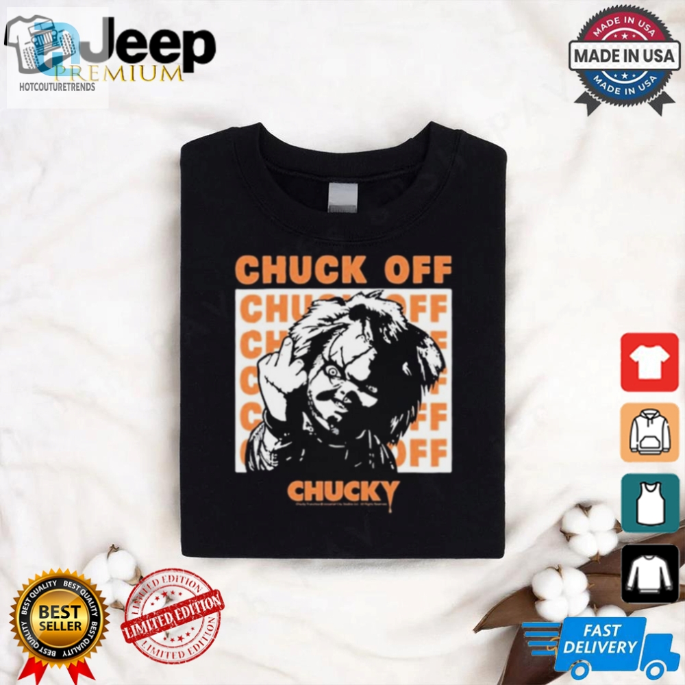 Riot Society Chucky Chuck Off Halloween 2024 Painting T Shirt 