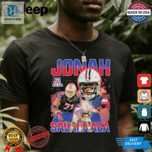 Jonah Savaiinaea Arizona Wildcats Football T Shirt hotcouturetrends 1 3