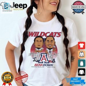 Noah Fifita And Tetairoa Mcmillan Arizona Wildcats Football T Shirt hotcouturetrends 1 2