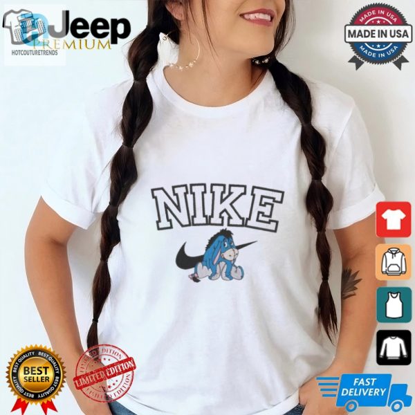 Official Eeyore Disney Nike Embroidery T Shirt hotcouturetrends 1 2