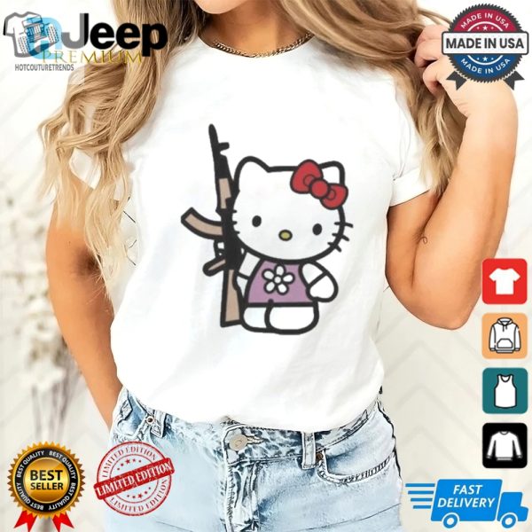 Official Hello Kitty With Gun Ak 47 T Shirt hotcouturetrends 1 1