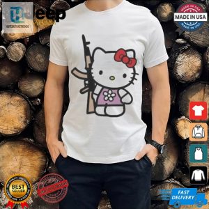 Official Hello Kitty With Gun Ak 47 T Shirt hotcouturetrends 1 3