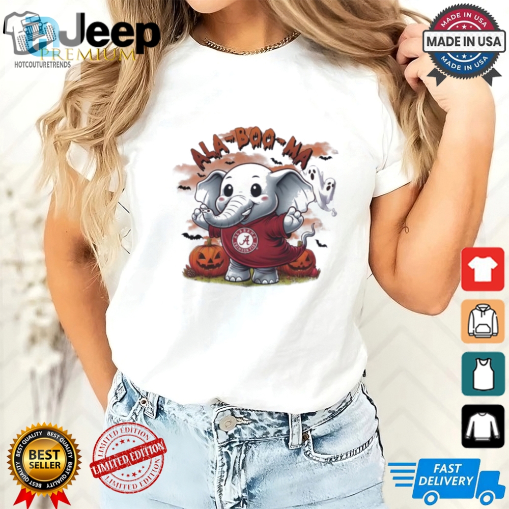 Alabama Crimson Cute Elephant Tide Ala Boo Ma Shirt 