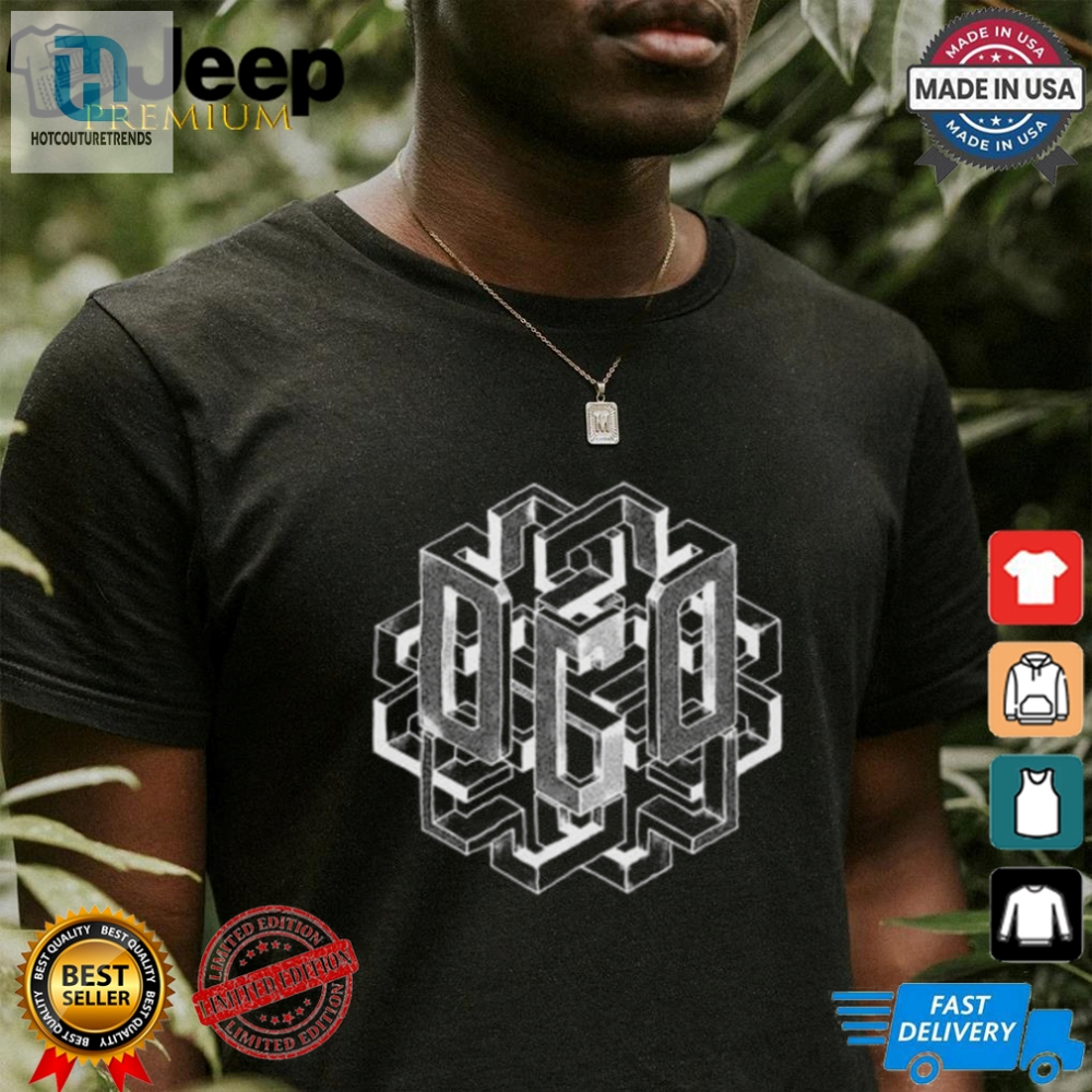 Geometric Black T Shirt 