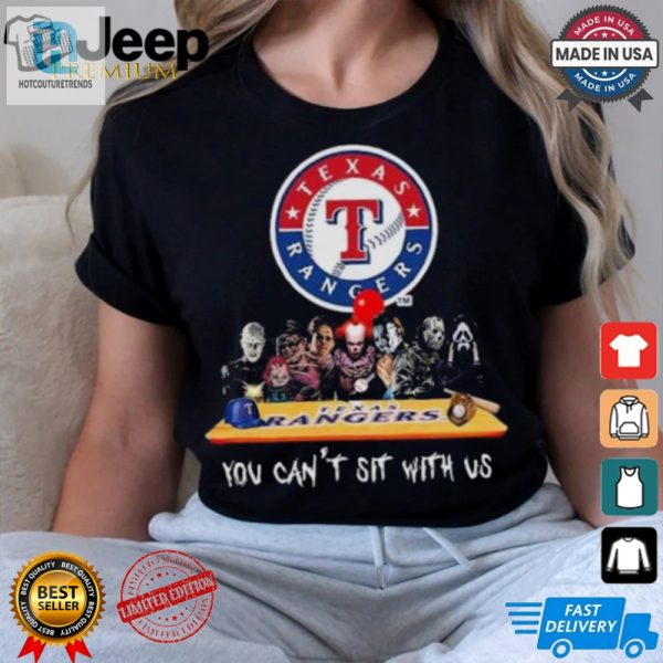 Original Texas Rangers Mlb Horror Movies Halloween You Cant Sit With Us 2024 Shirt hotcouturetrends 1 3