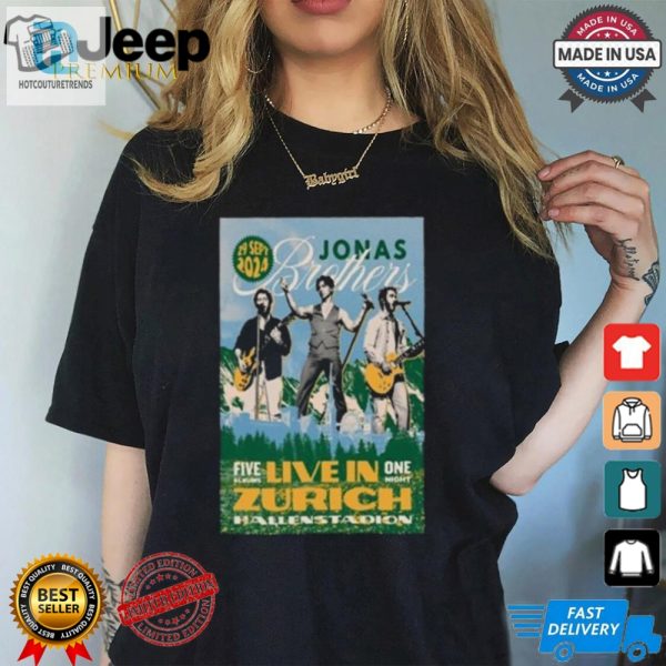 Jonas Brothers September 29 2024 Live At Zurich Hallenstadion Concert Shirt hotcouturetrends 1 2