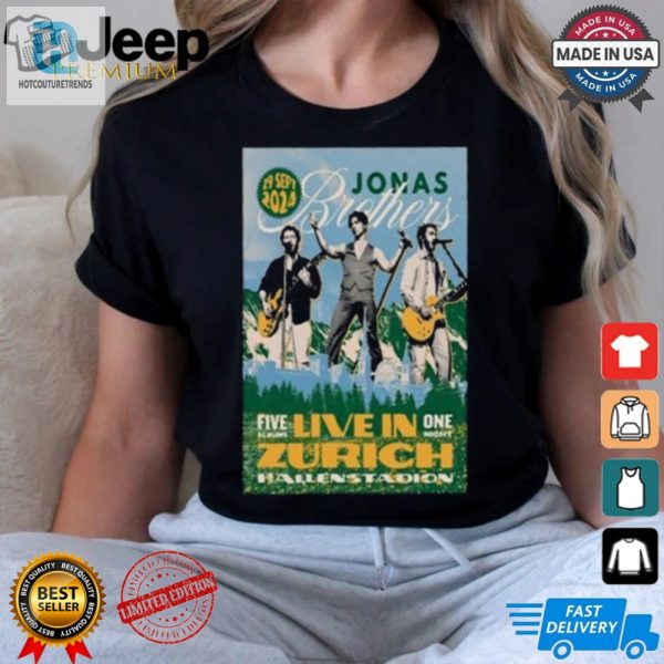 Jonas Brothers September 29 2024 Live At Zurich Hallenstadion Concert Shirt hotcouturetrends 1 3