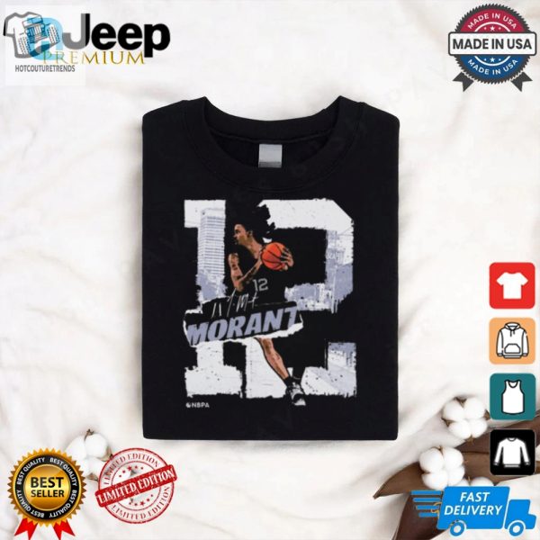 Ja Morant Memphis Grizzlies Rough Signature T Shirt hotcouturetrends 1