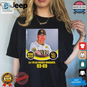 Mike Shildt 1St Yr As Padres Manager 93 69 Poster T Shirt hotcouturetrends 1 2