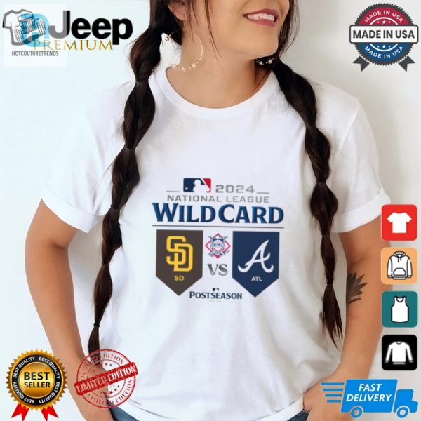 San Diego Padres Vs Atlanta Braves 2024 Nl Wild Card Game T Shirt hotcouturetrends 1 2