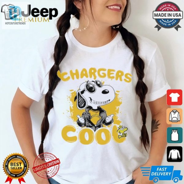 Official Los Angeles Chargers Nfl Team Snoopy Joe Cool T Shirt hotcouturetrends 1 2