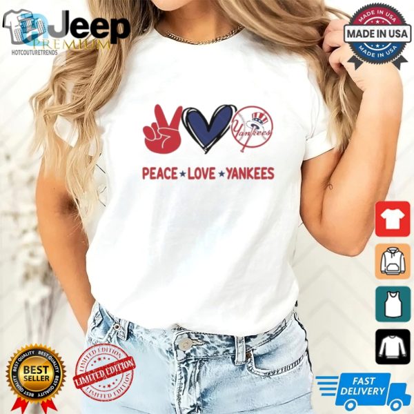 Official Peace Love New York Yankees Mlb 2024 Shirt hotcouturetrends 1