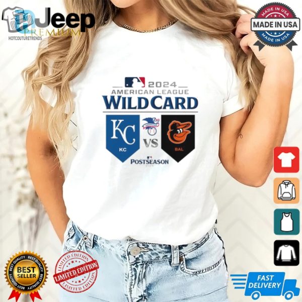 Kansas City Royals Vs Baltimore Orioles 2024 Al Wild Card Game T Shirt hotcouturetrends 1