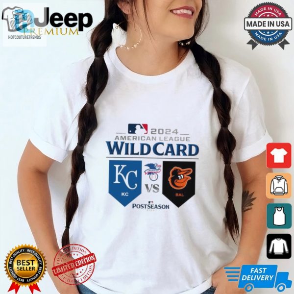 Kansas City Royals Vs Baltimore Orioles 2024 Al Wild Card Game T Shirt hotcouturetrends 1 2