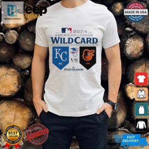 Kansas City Royals Vs Baltimore Orioles 2024 Al Wild Card Game T Shirt hotcouturetrends 1 3